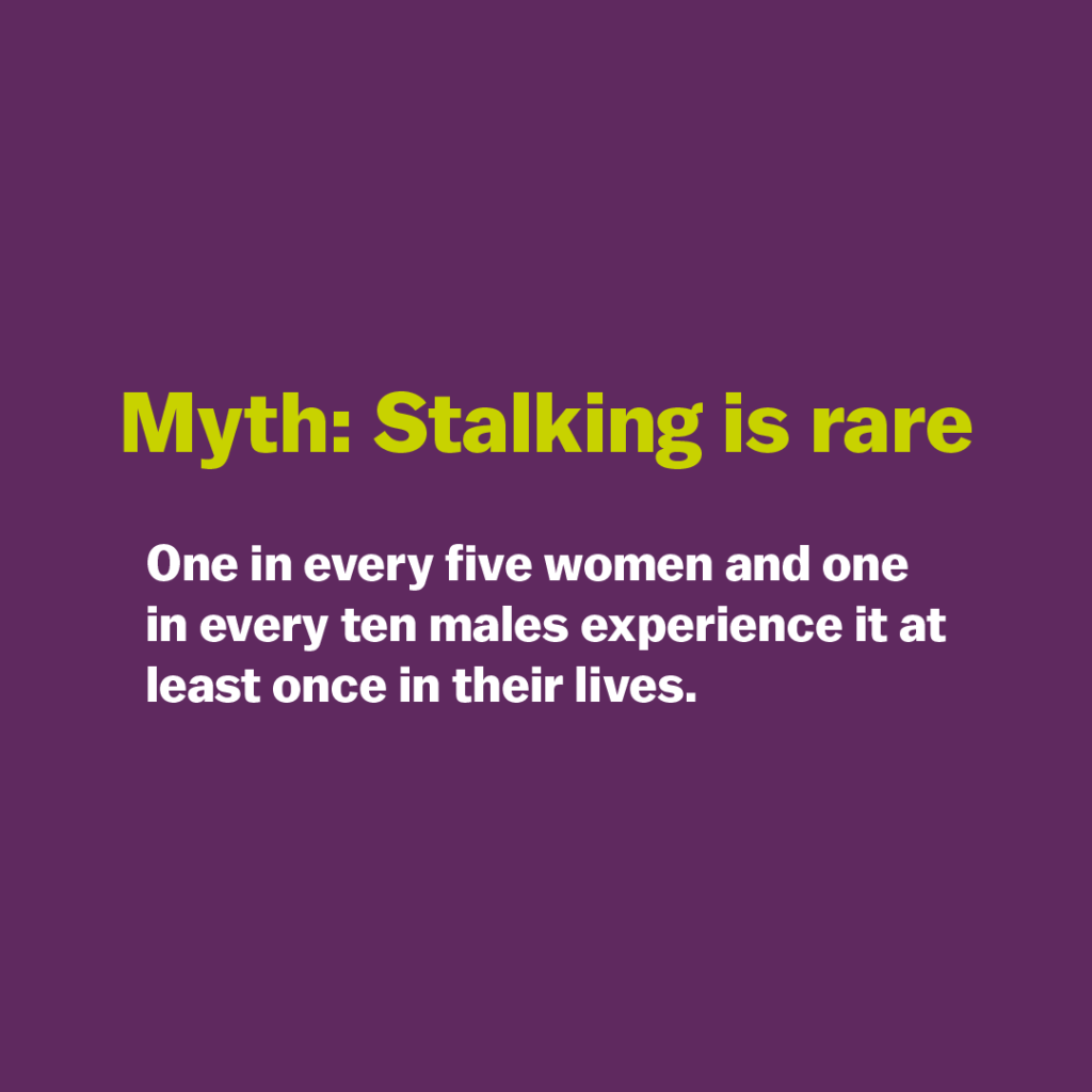 Writing - Myth - Stalking is rare.
